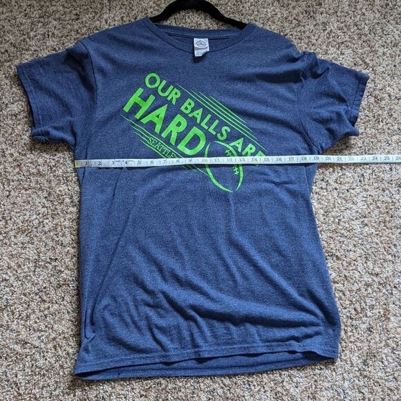 (Delta) Blue Seattle Our Balls Are Hard Graphic T - Picture 8 of 8